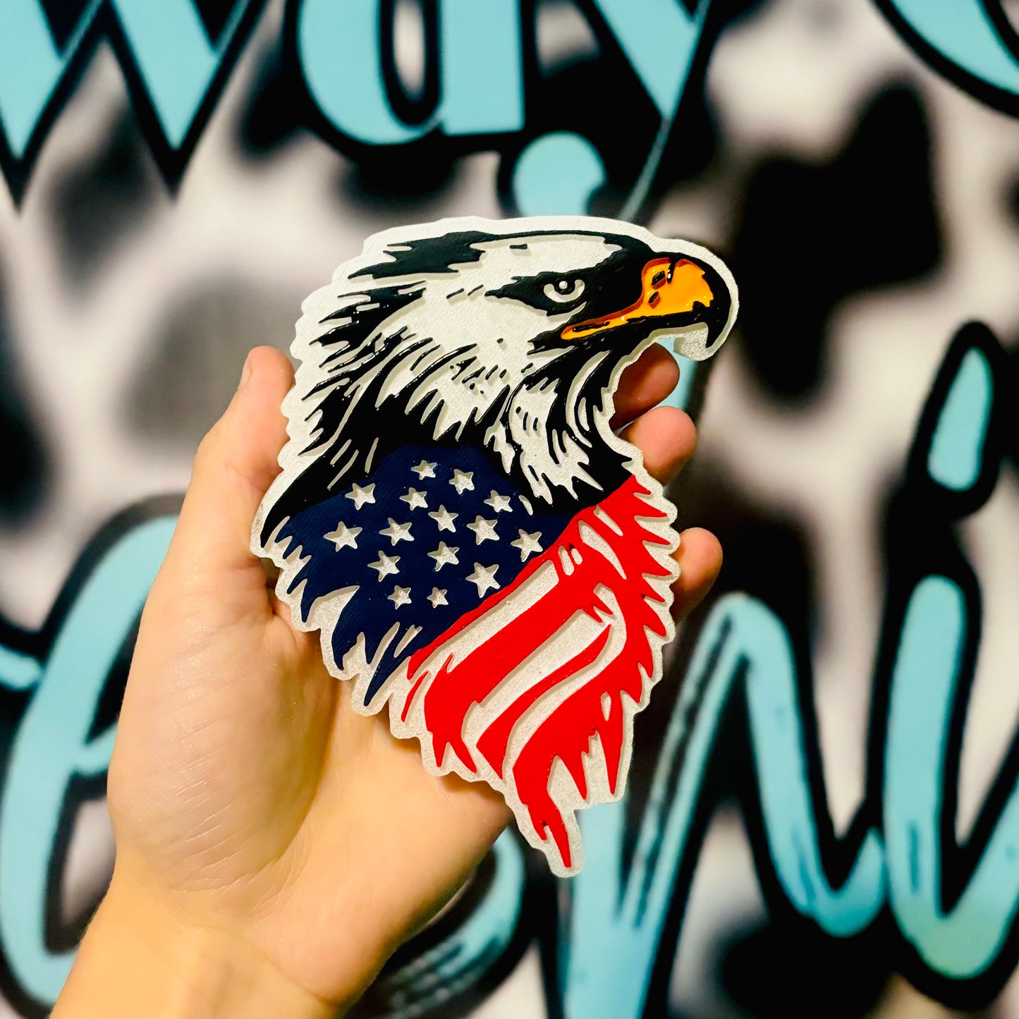 Eagle & Flag