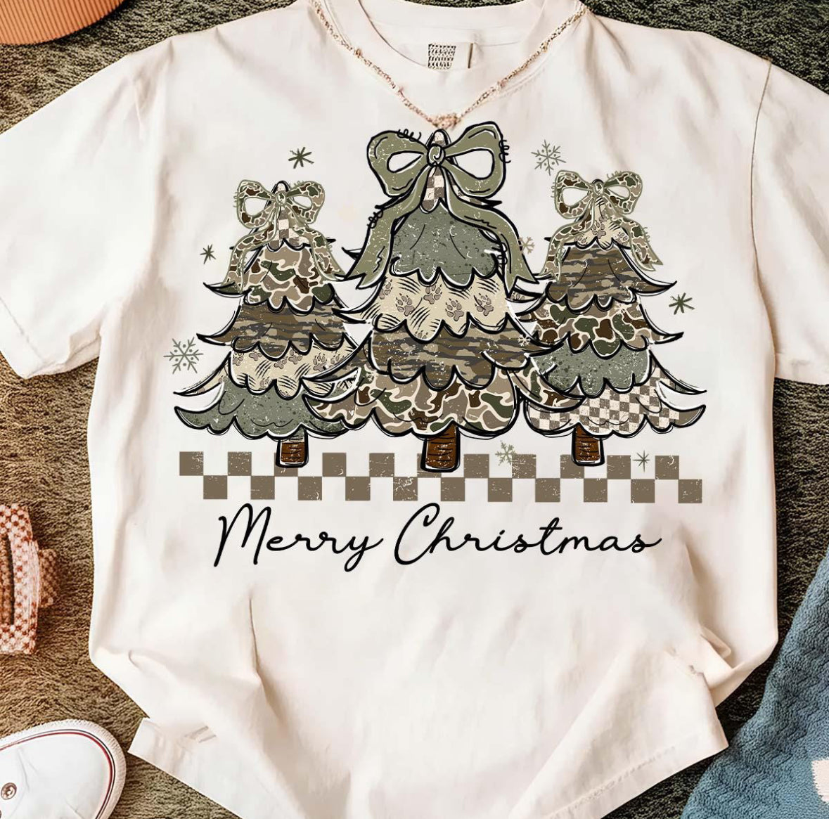 Camo Merry Christmas Tee/Sweatshirt