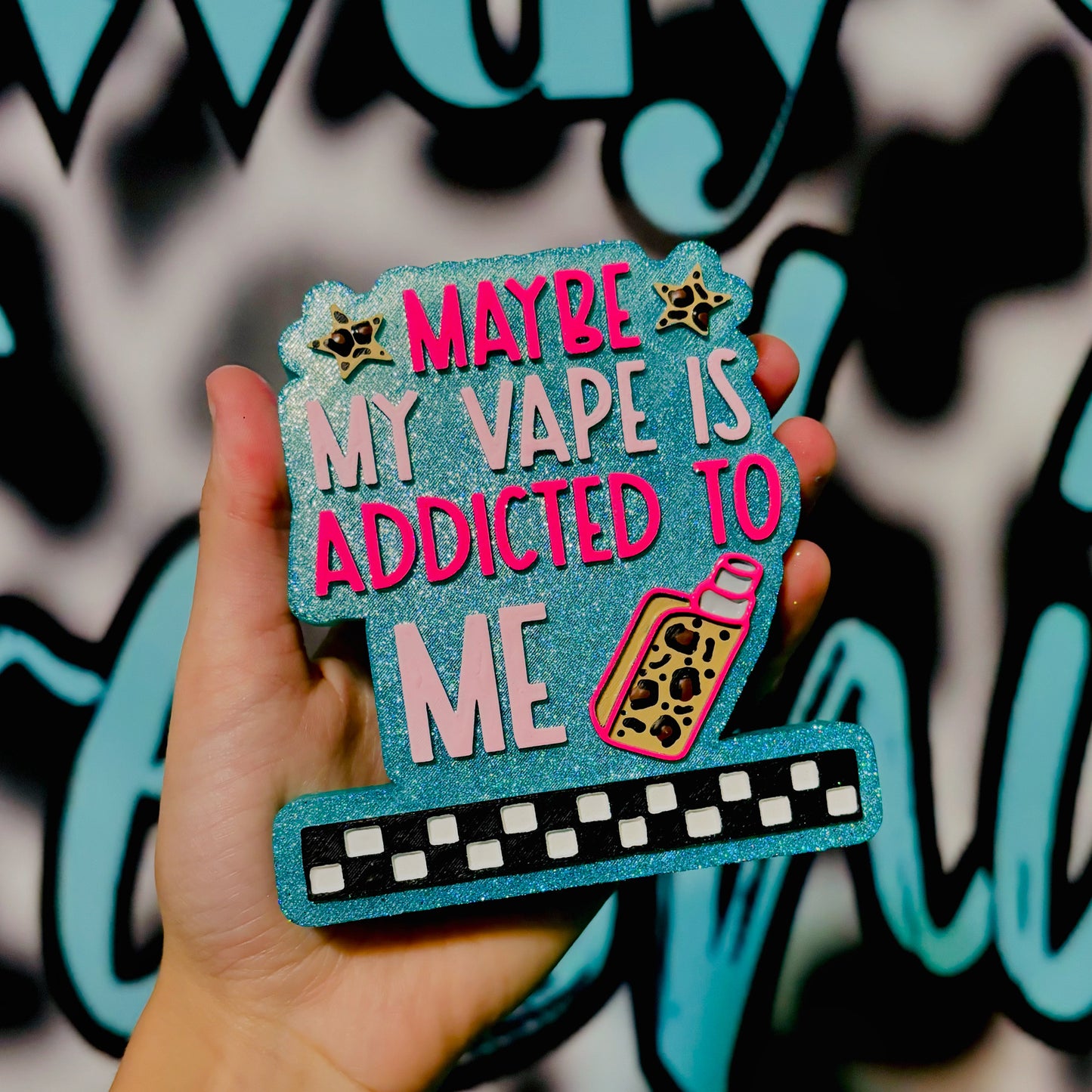 Maybe my vape is addicted to me