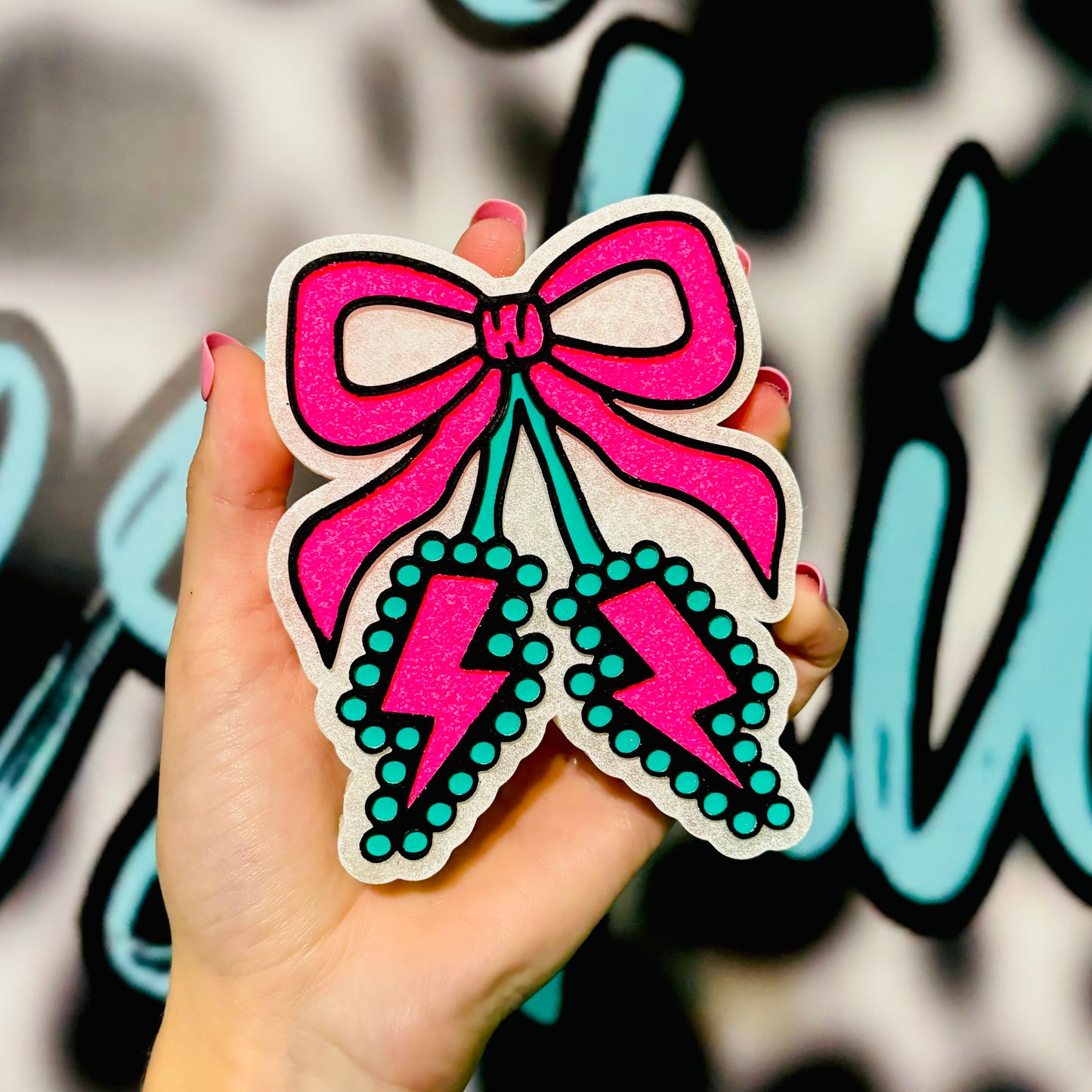 Lightening Bolt Cherries w/ Bow