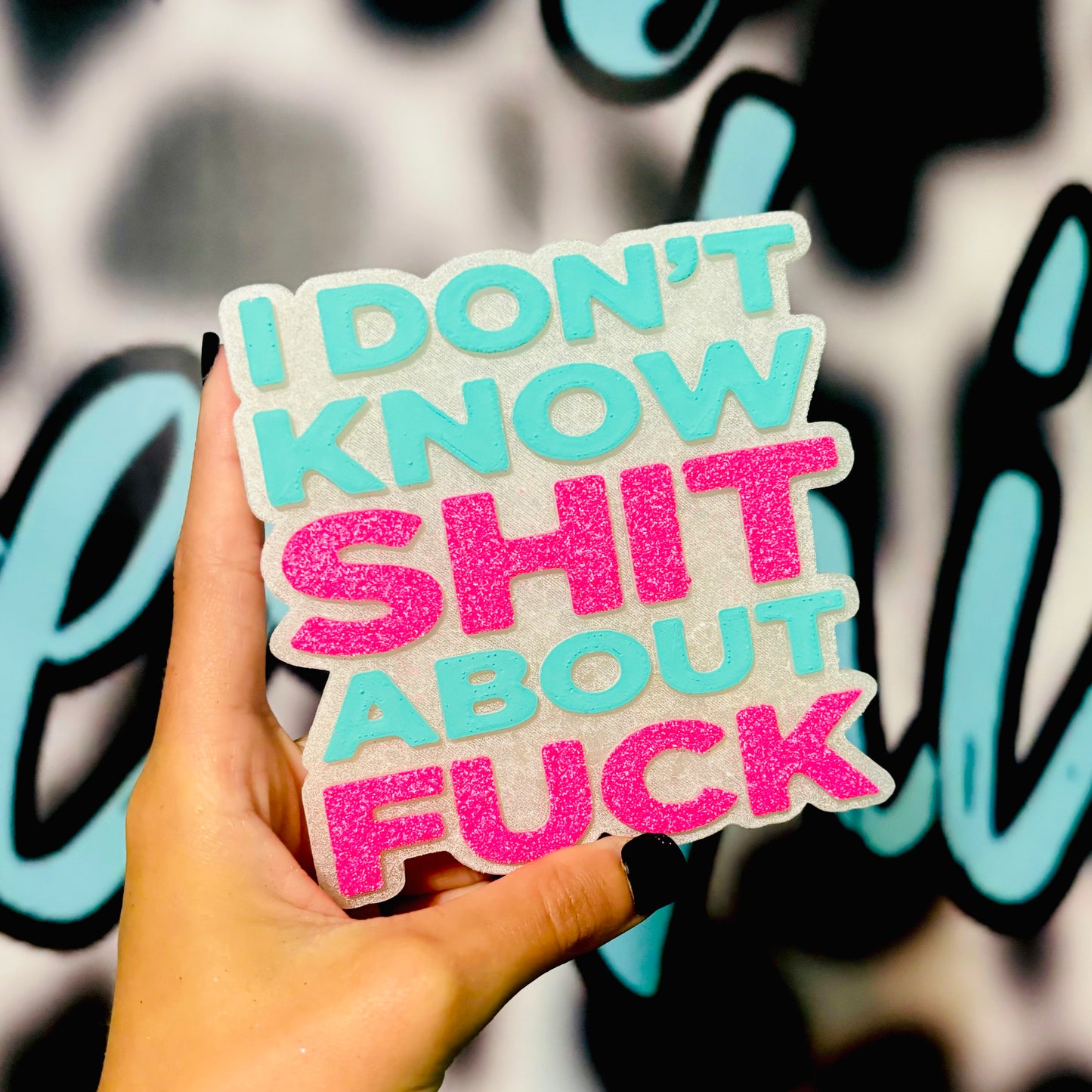 I don’t know sh*t about f*ck