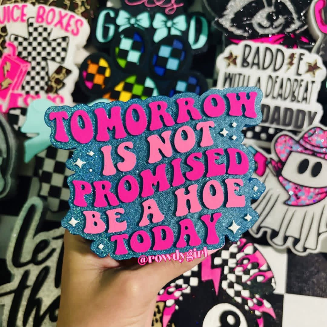 Tomorrow is not promised be a hoe today