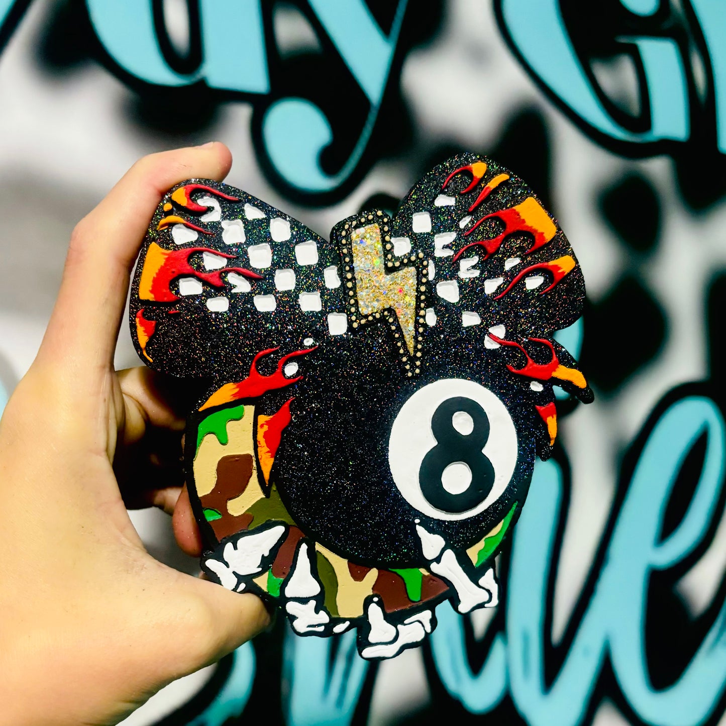 Punchy Camo 8 Ball