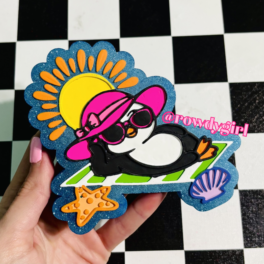 Hot penguin Summer