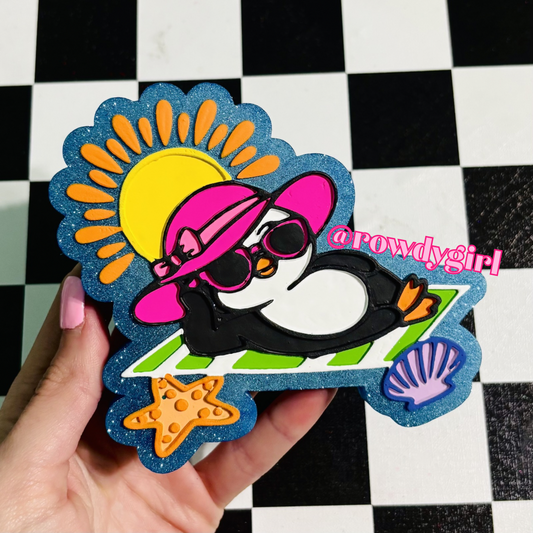 Hot penguin Summer