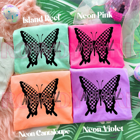 Antisocial Butterfly Tee/Sweatshirt