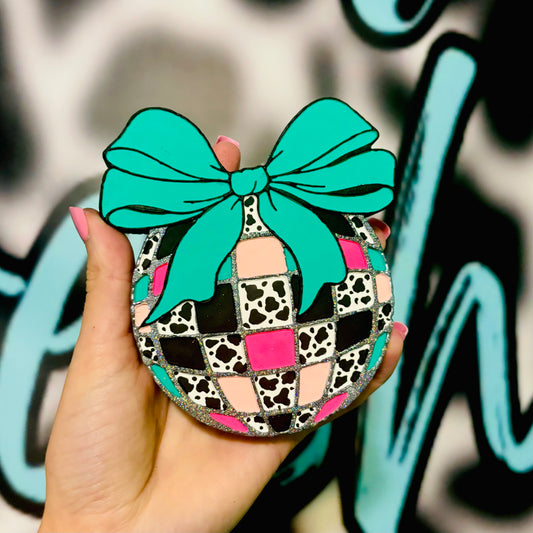 Disco Ball w/ Bow