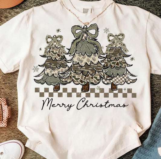Camo Merry Christmas Tee/Sweatshirt