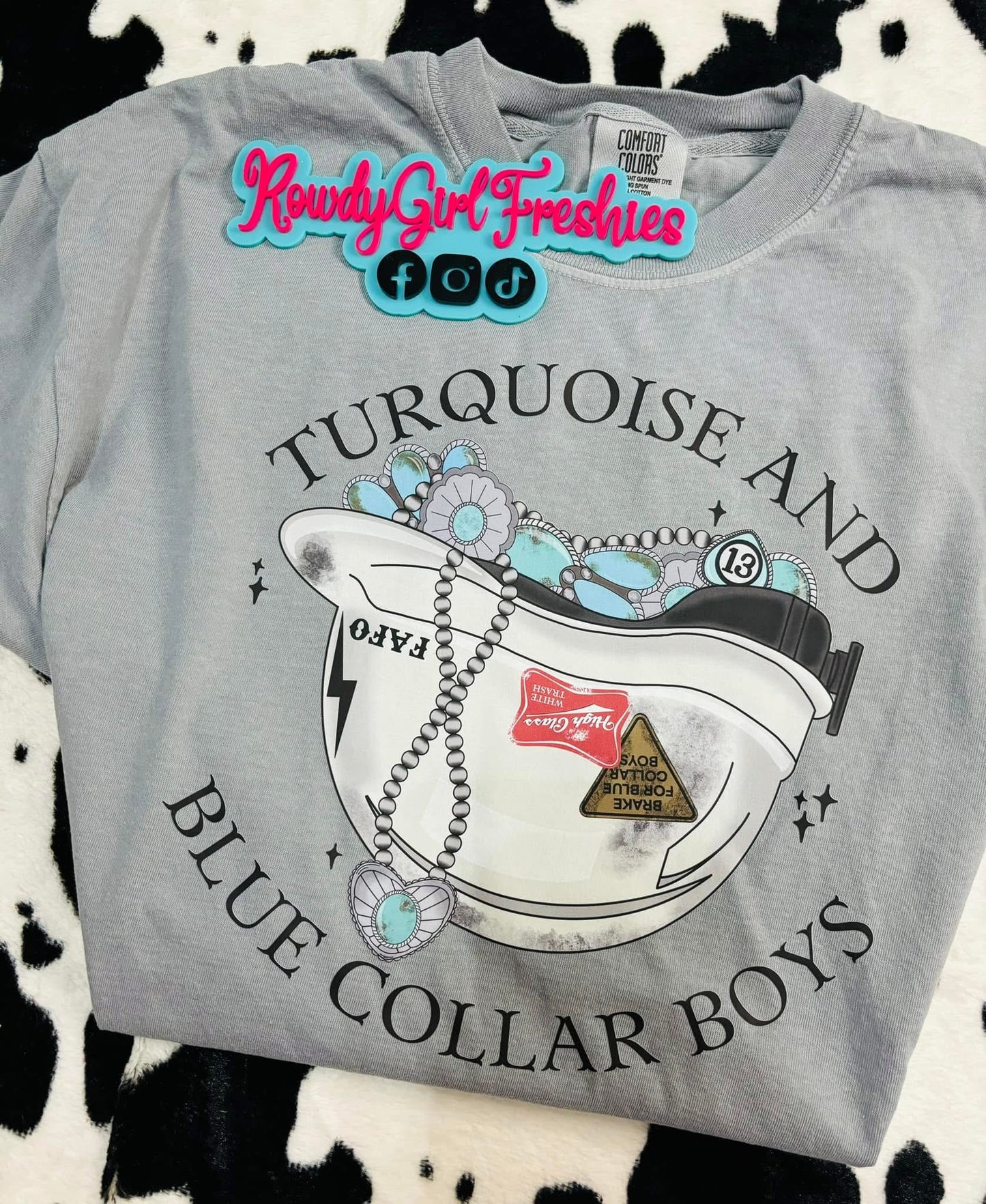 Turquoise & Blue Collar Boys Tee/Sweatshirt