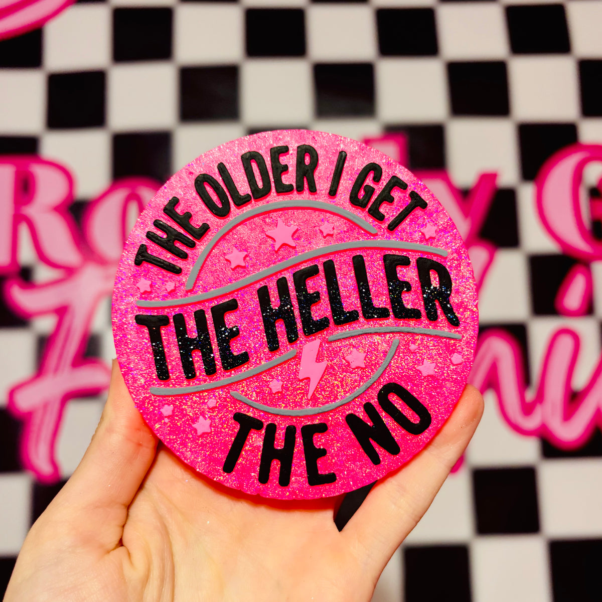 The older I get the heller the no