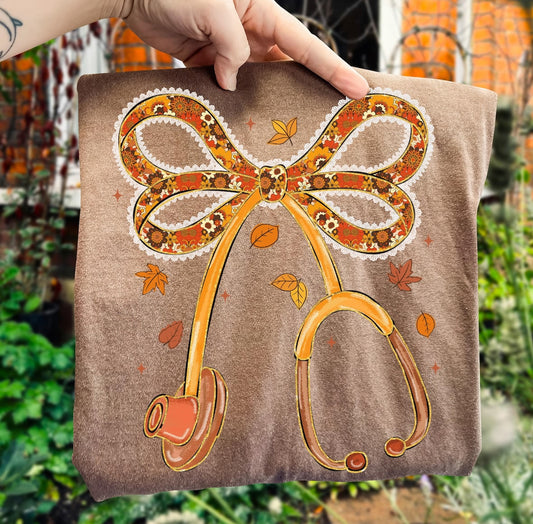 Fall Stethoscope Tee/Sweatshirt