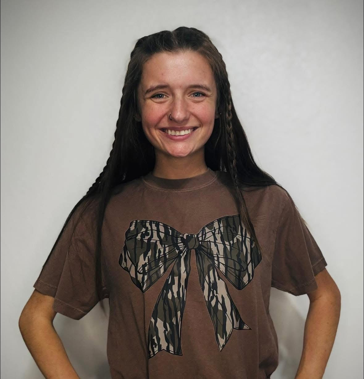 Camo Bow Tee|Sweatshirt