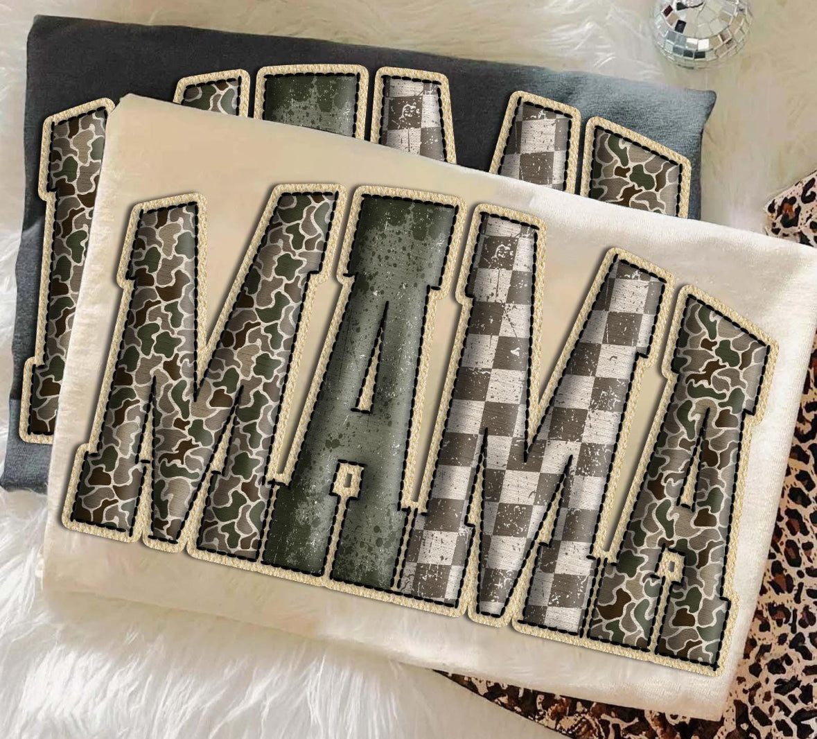 Camo Mama Tee/Sweatshirt