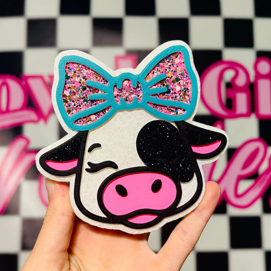 Cow with a Bow