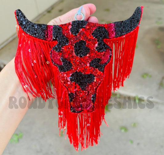 RED ROCK BULL SKULL (FRINGE NOT INCLUDED)