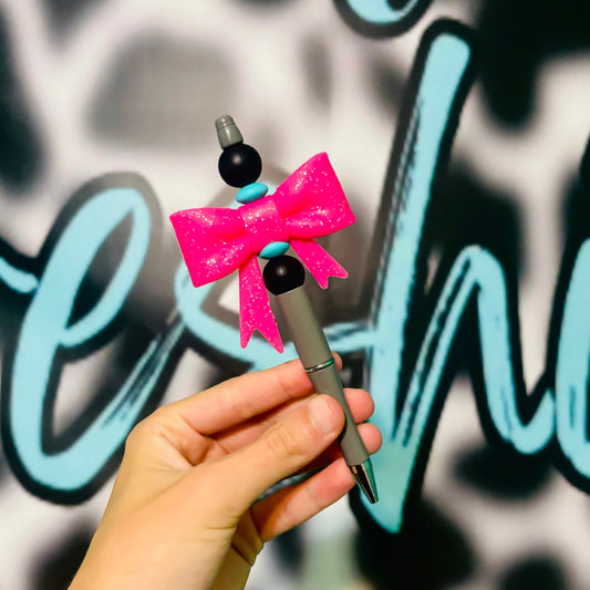 Beaded Pen w/Bow
