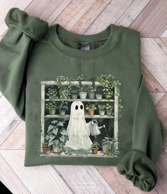 Ghost With Plants