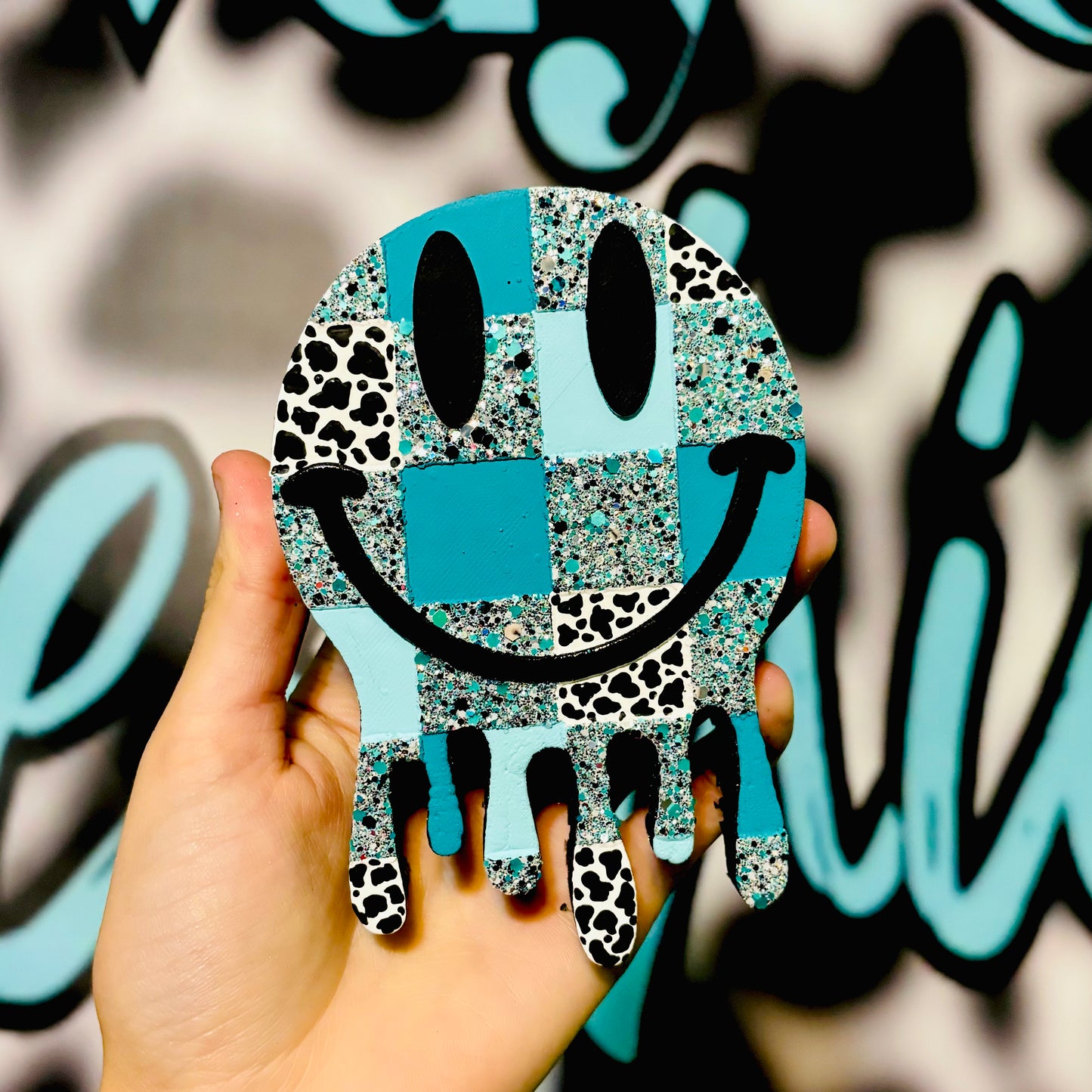 Drip Checkered Smiley