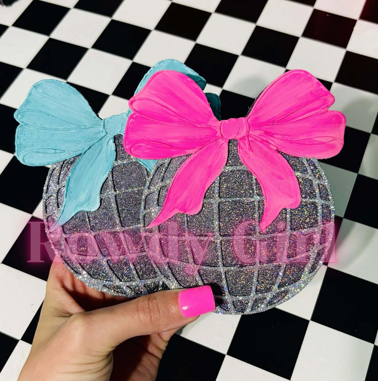 Disco Ball w/ Bow