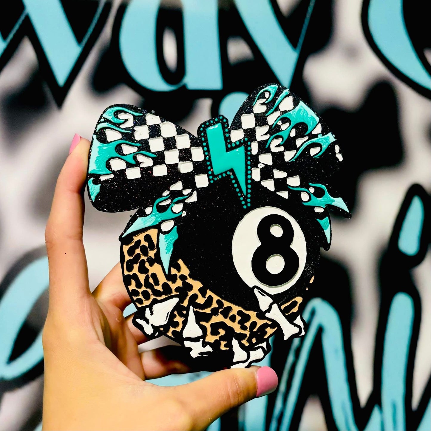 Punchy Skelly 8 Ball