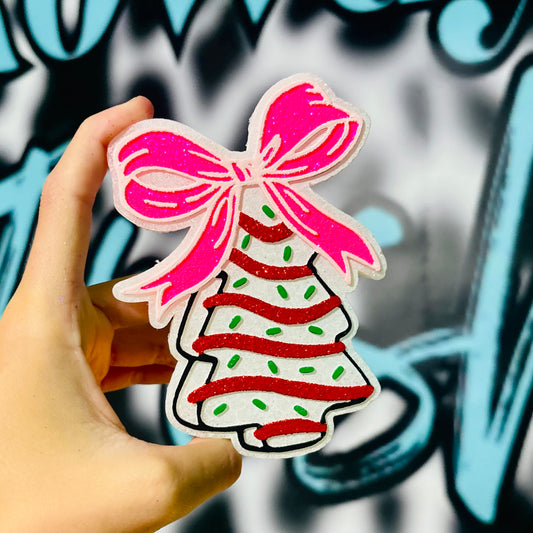 Christmas Snack Cake | Santa Smooches